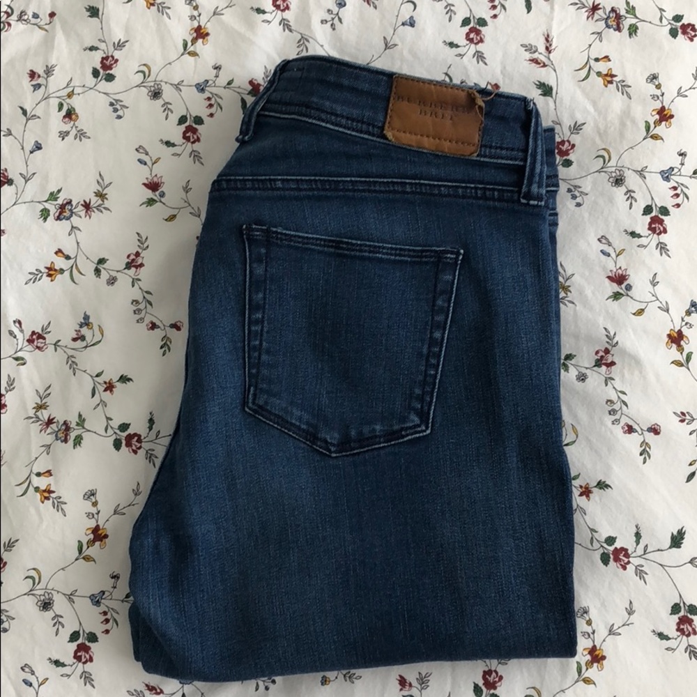Sale!!!BURBERRY skinny low-rise jeans